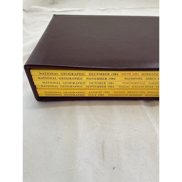 Nat Geo Lot Jul–Dec 1984 w/ Slipcover | Culture, Travel, Geography - Picture 2 of 16